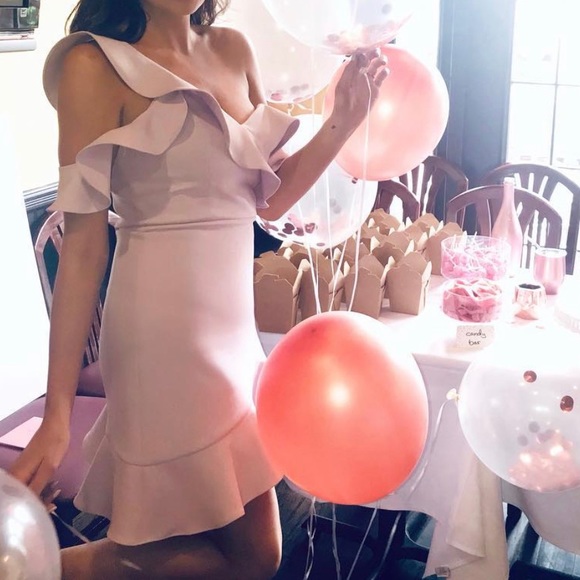 BCBGMaxAzria Dresses & Skirts - BCBGMaxAzria Violet Ruffle Dress